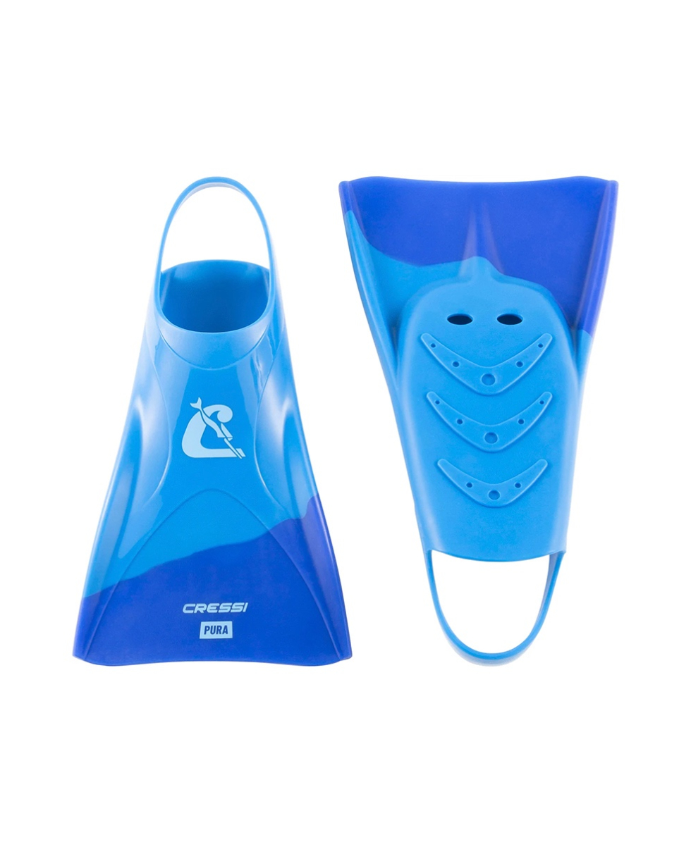 CRESSI - PINNE CORTE NUOTO SILICONE - PURA FINS - XCA602035 - BLUE