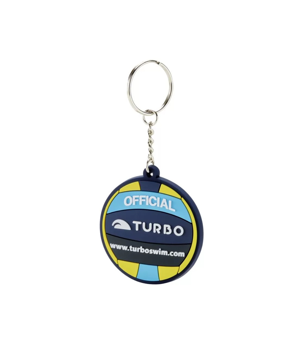TURBO - PORTACHIAVI PALLA PALLANUOTO - 98167 - YELLOW/BLUE