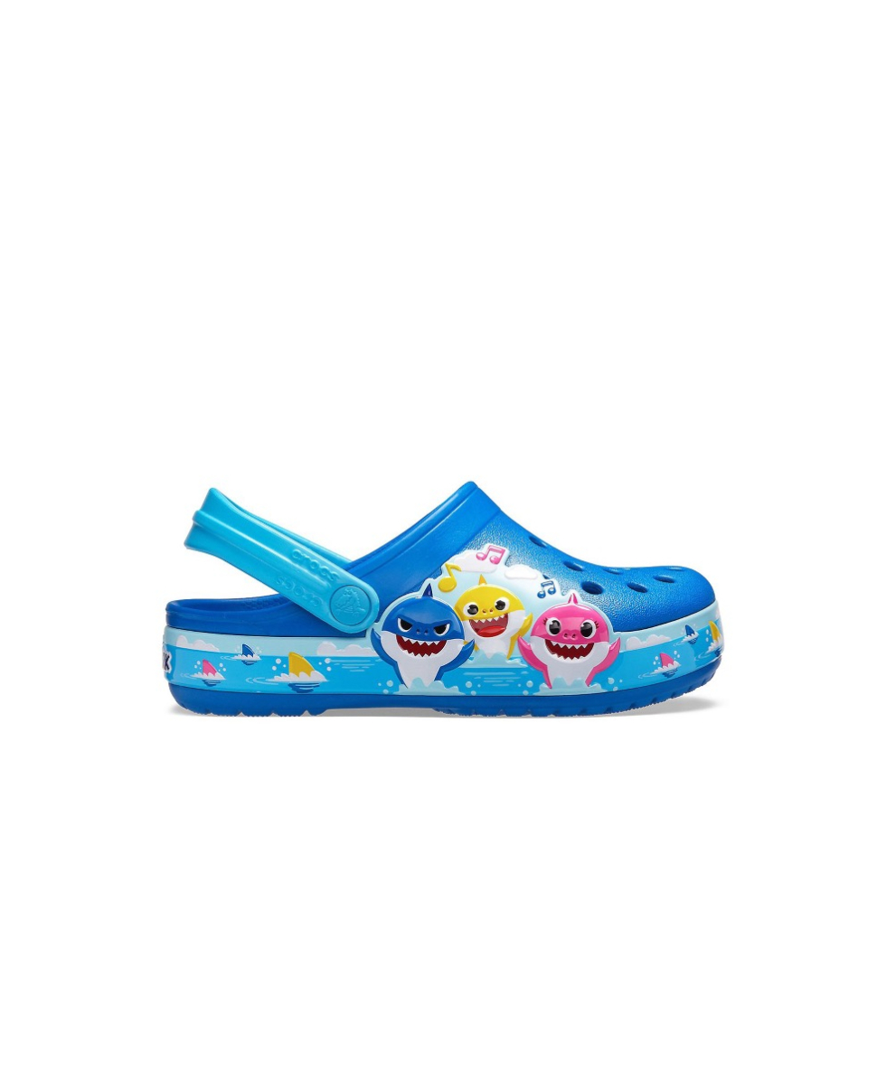CROCS - SABOT JR - FUN LAB BABY SHARK BAND CLOG - 207066 - BRIGHT COBALT