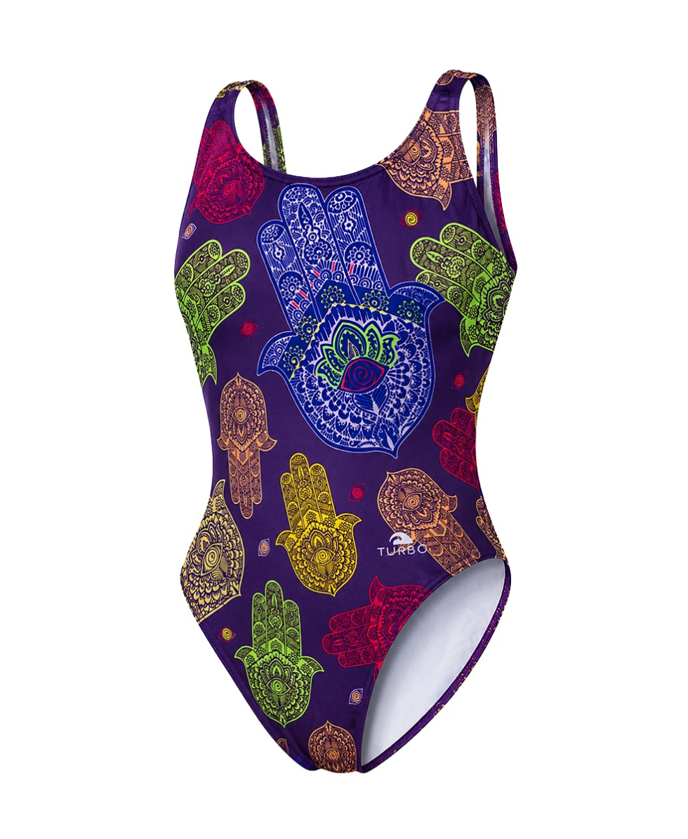 TURBO - COSTUME INTERO JR - FATIMA - TIR. LARGO - 830235122/0011 - PURPLE