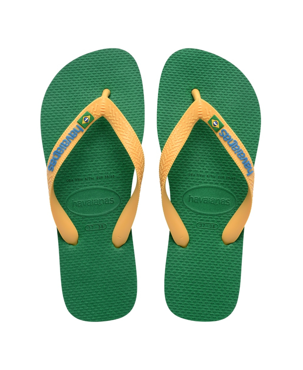 HAVAIANAS - INFRADITO UNISEX - BRASIL LOGO - 4110850-2079 - GREEN/YELLOW