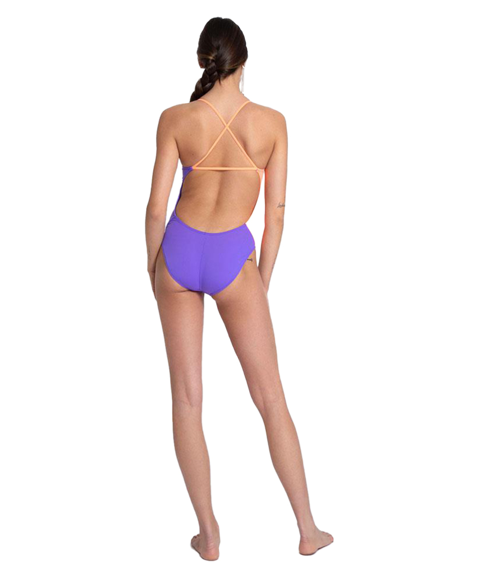 TURBO - COSTUME INTERO - SWIMSUIT WOMAN ISLAND COMFORT - TIR. STRETTA - 8934377/3720 - PINK/PURPLE