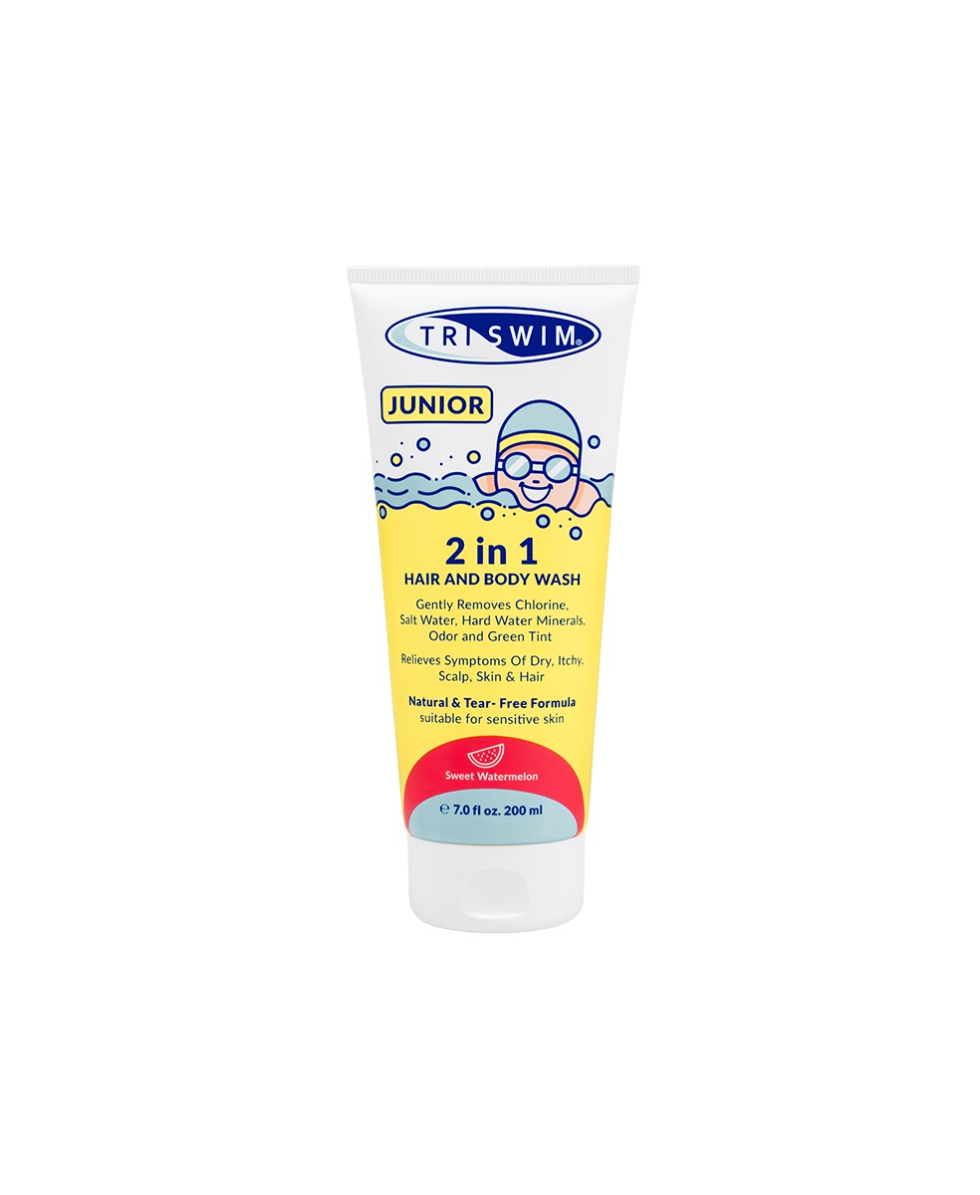 TRISWIM - ANTI-CHLORINE AFTER SWIM HAIR & BODY WASH FOR KIDS - 200ml - SWEET WATERMELON