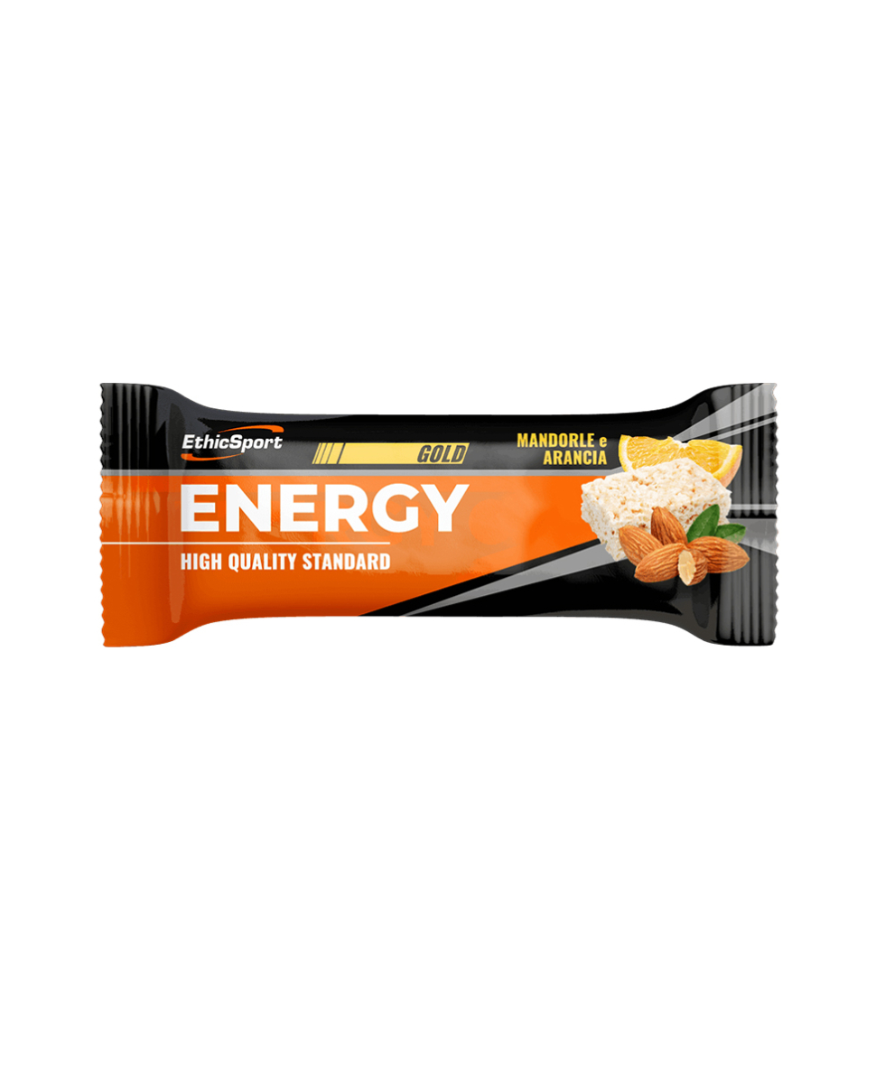 ETHIC SPORT - BARRETTA ENERGY GOLD - 35gr - MANDORLE & ARANCIA
