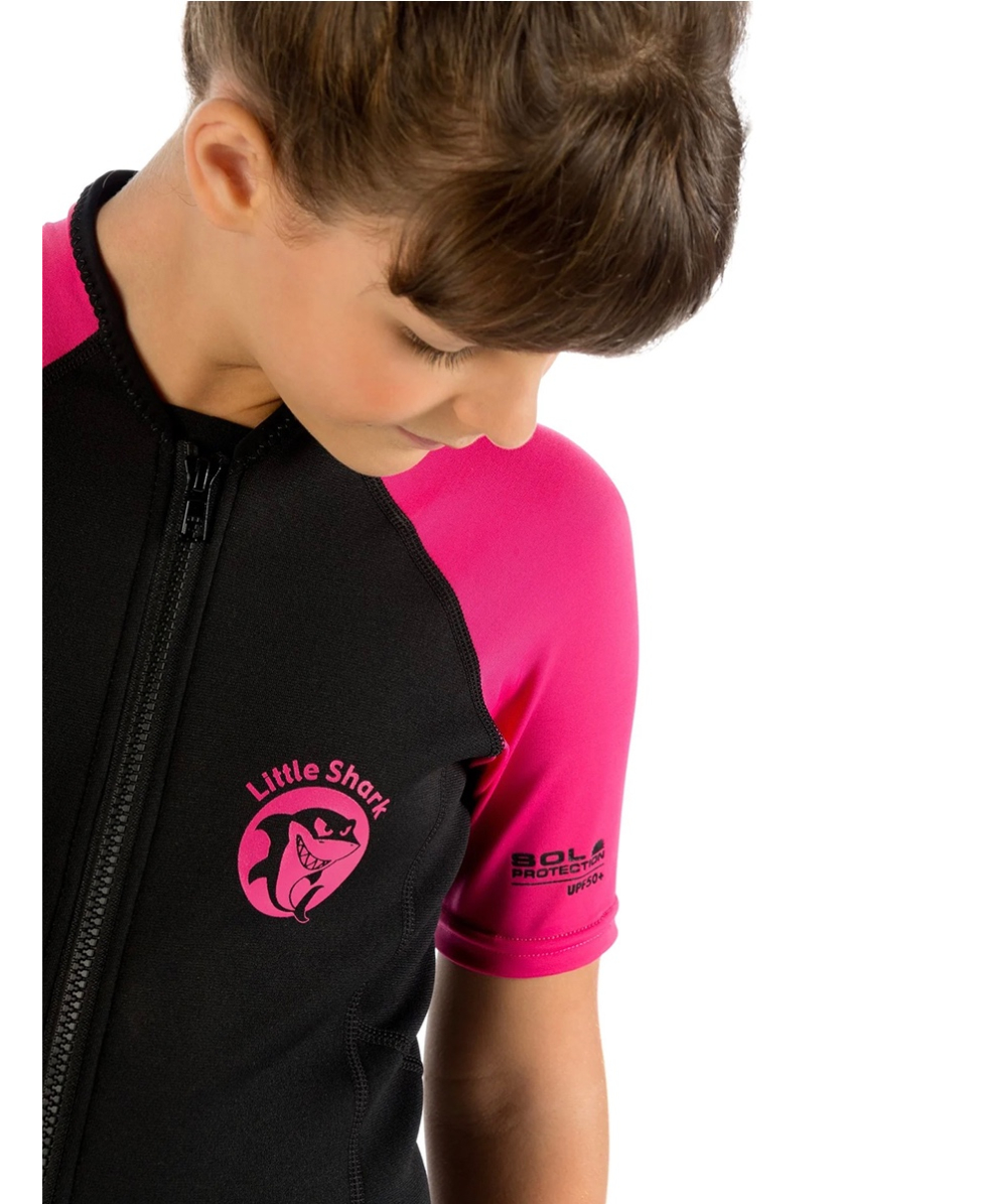 CRESSI - MUTA JUNIOR - LITTLE SHARK - 2mm - BLACK/PINK