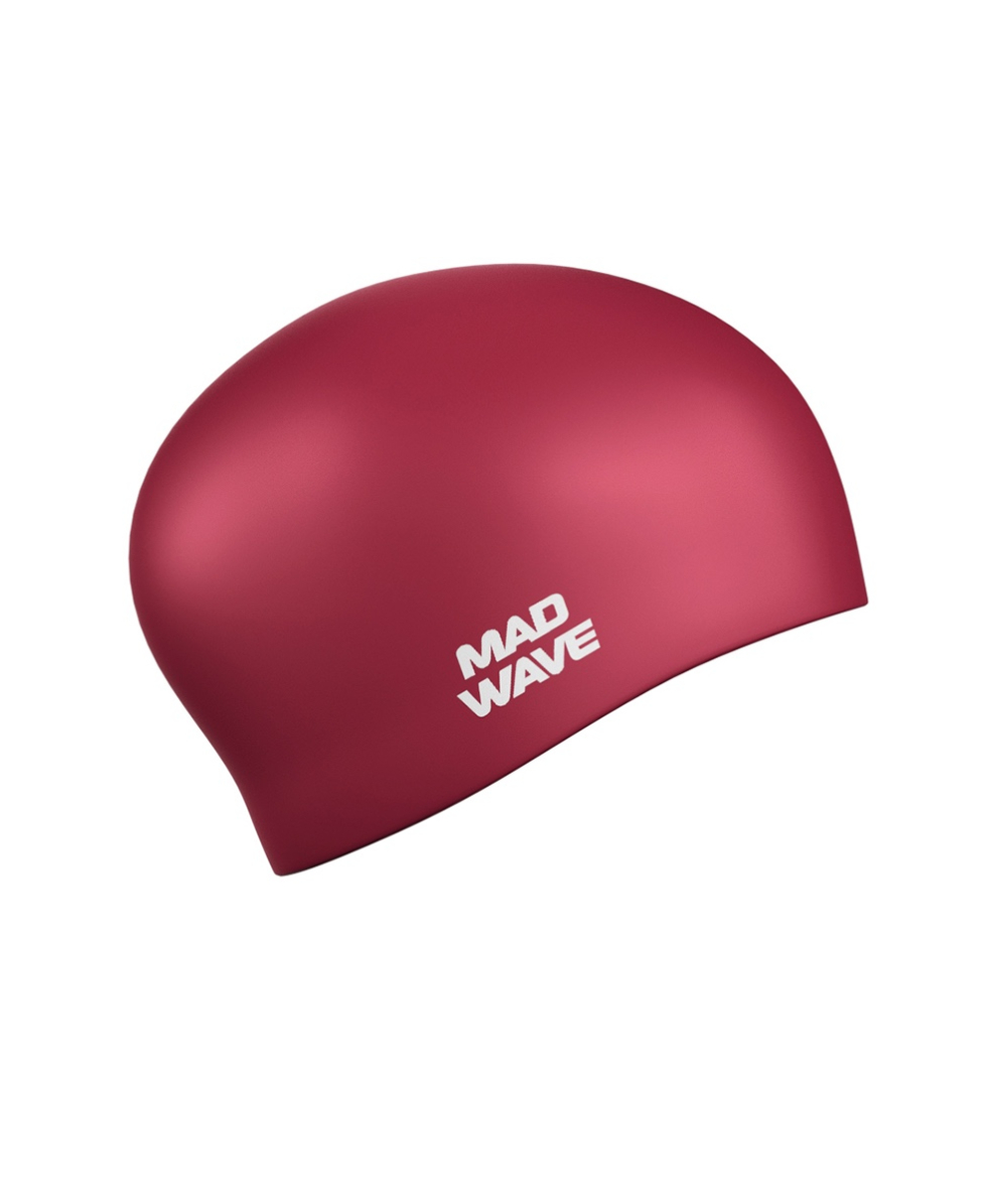 MAD WAVE - CUFFIA SILICONE - LONG HAIR - M051101025W - MAROON