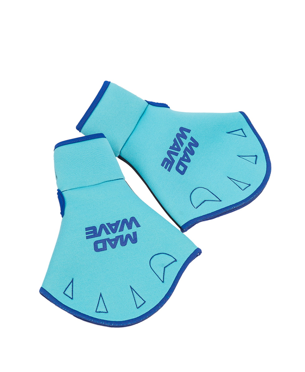 MAD WAVE - GUANTI PALMATI - AQUAFITNESS GLOVES - M082906 - BLUE