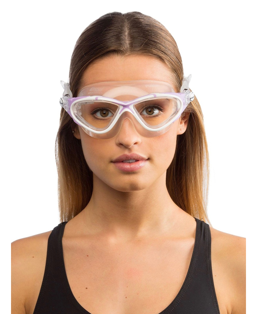 CRESSI - MASCHERA NUOTO - PLANET - DE202641 - WHITE/LILAC, CLEAR LENSES