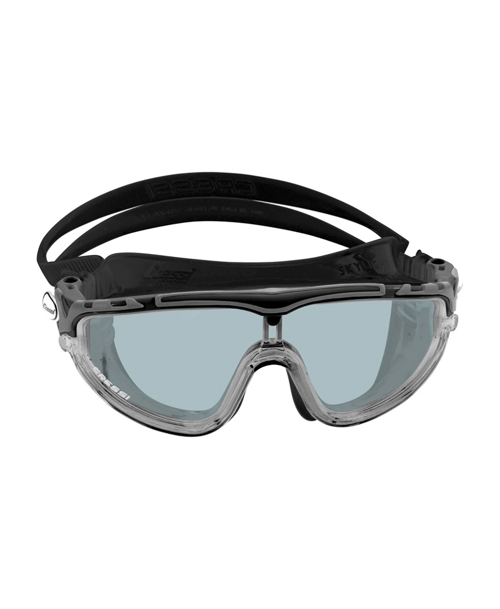 CRESSI - MASCHERA NUOTO - SKYLIGHT - DE203450 - BLACK, SMOKE LENSES