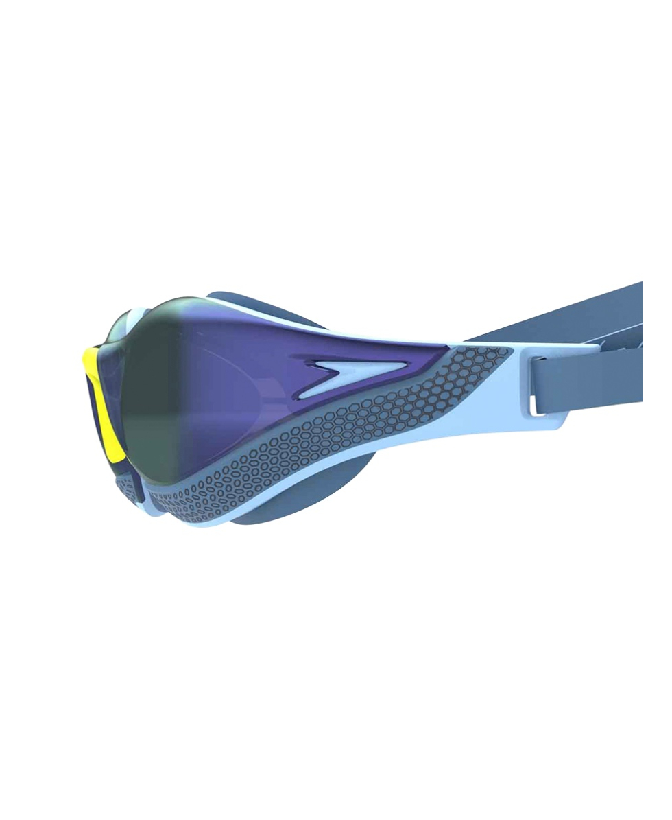 SPEEDO - OCCHIALINO ADULTO - FASTSKIN PURE FOCUS MIRROR - 1177818662 - NAVY/SUGAR BLUE