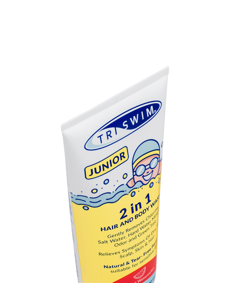 TRISWIM - ANTI-CHLORINE AFTER SWIM HAIR & BODY WASH FOR KIDS - 200ml - SWEET WATERMELON