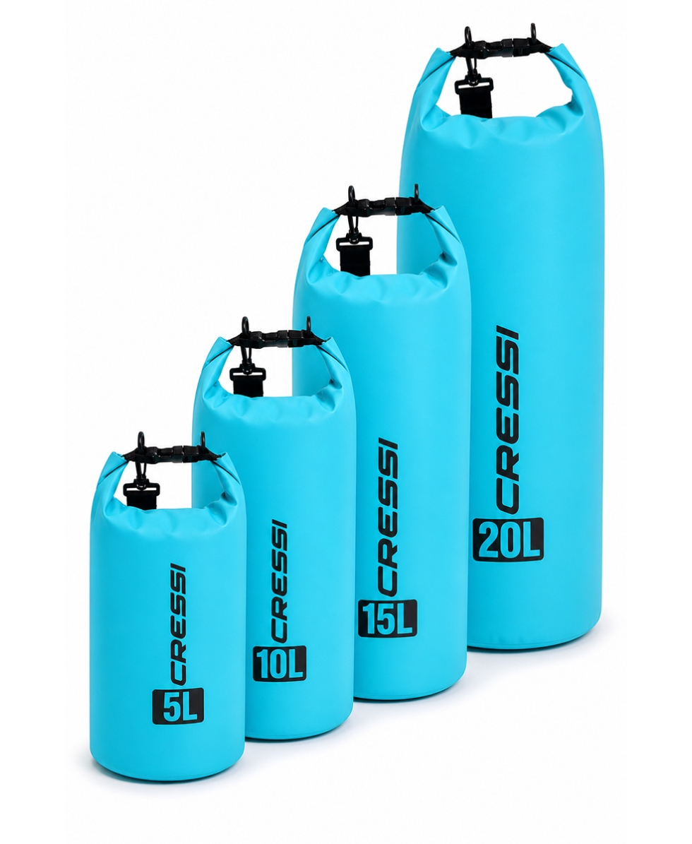 CRESSI - BORSA IMPERMEABILE - DRY BAG - LIGHT BLUE