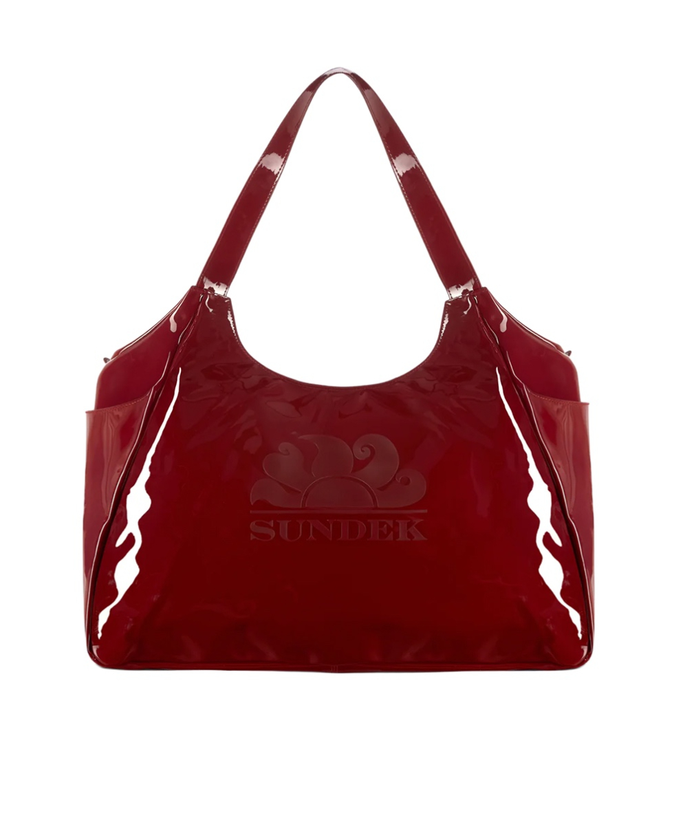 SUNDEK - BORSA SPIAGGIA - CHEL BAG - AW417ABPV400-A900 - DEEP SCARLET