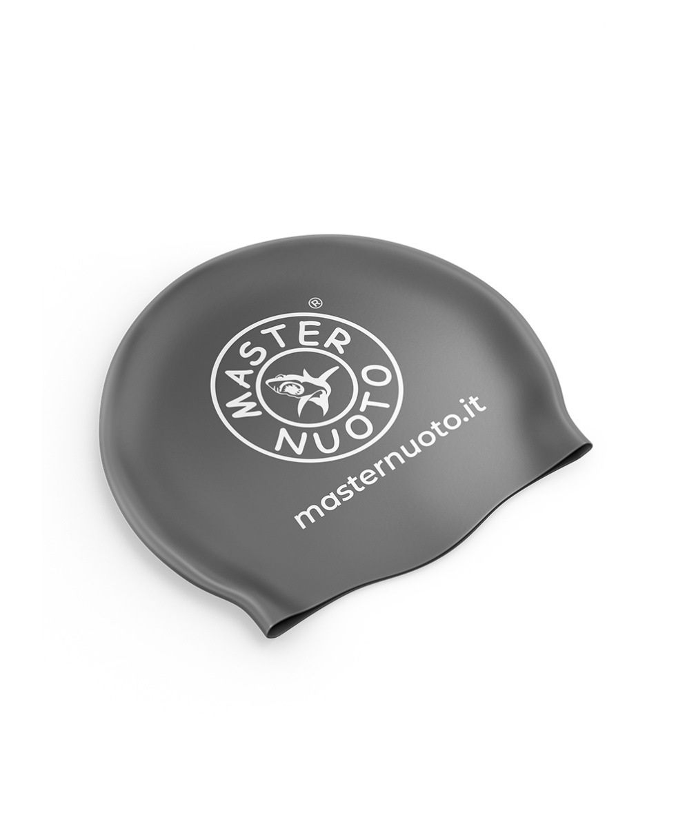 MASTER NUOTO - CUFFIA IN SILICONE PREMIUM - MN0011 - DARK GREY