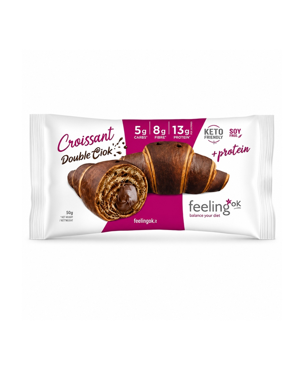 FEELING OK - CROISSANT +PROTEIN - FOK0714 - 50g - DOUBLE CIOK