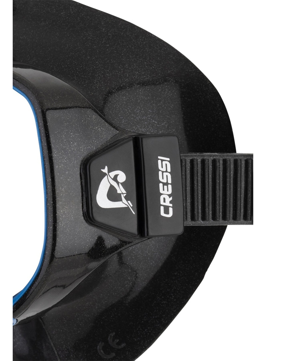 CRESSI - MASCHERA SNORKELING - PERLA - DN208150 - BLACK/CLEAR