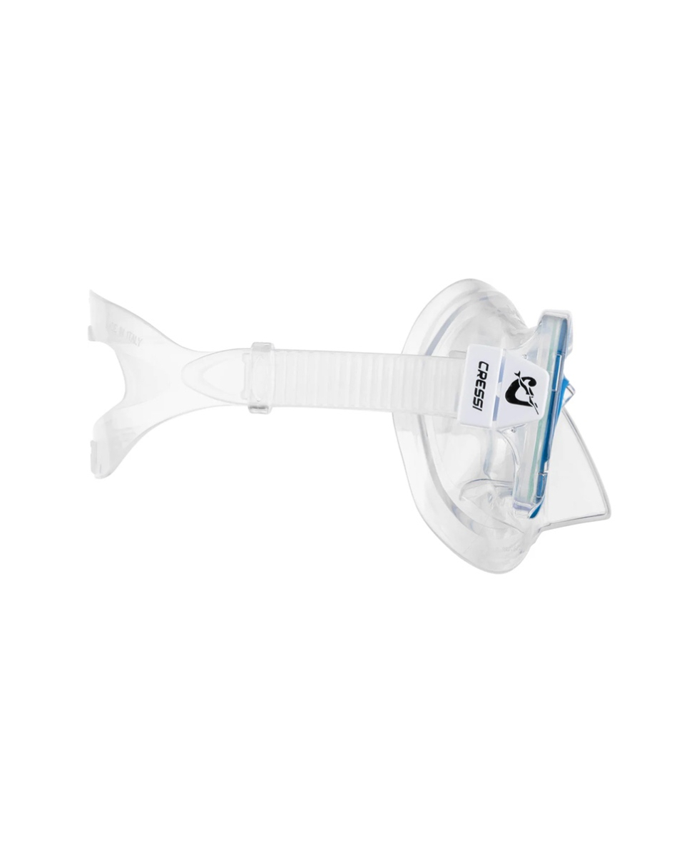 CRESSI - MASCHERA SNORKELING JUNIOR - PERLA JR 7-13 ANNI - DN208420 - CLEAR/BLUE