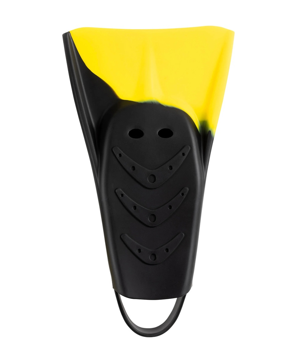 CRESSI - PINNE CORTE NUOTO SILICONE - PURA FINS - XCA605245 - BLACK, YELLOW