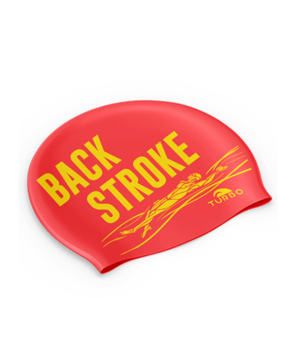 TURBO - CUFFIA SILICONE ADULTO - BACK STROKE - 9702146/0020 - CORAL