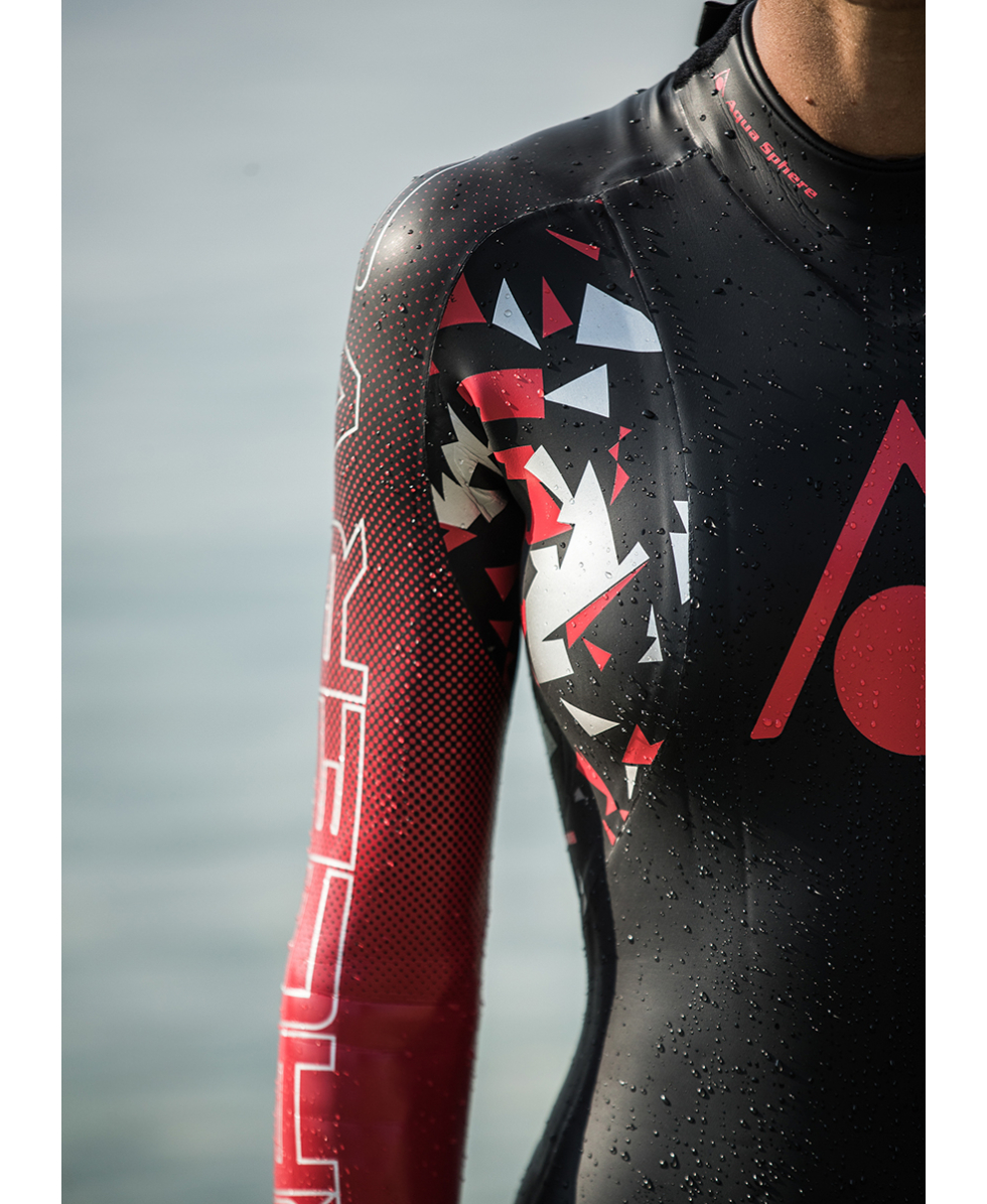 AQUASPHERE - MUTA UOMO - RACER V3 - SU8390131 - BLACK/RED