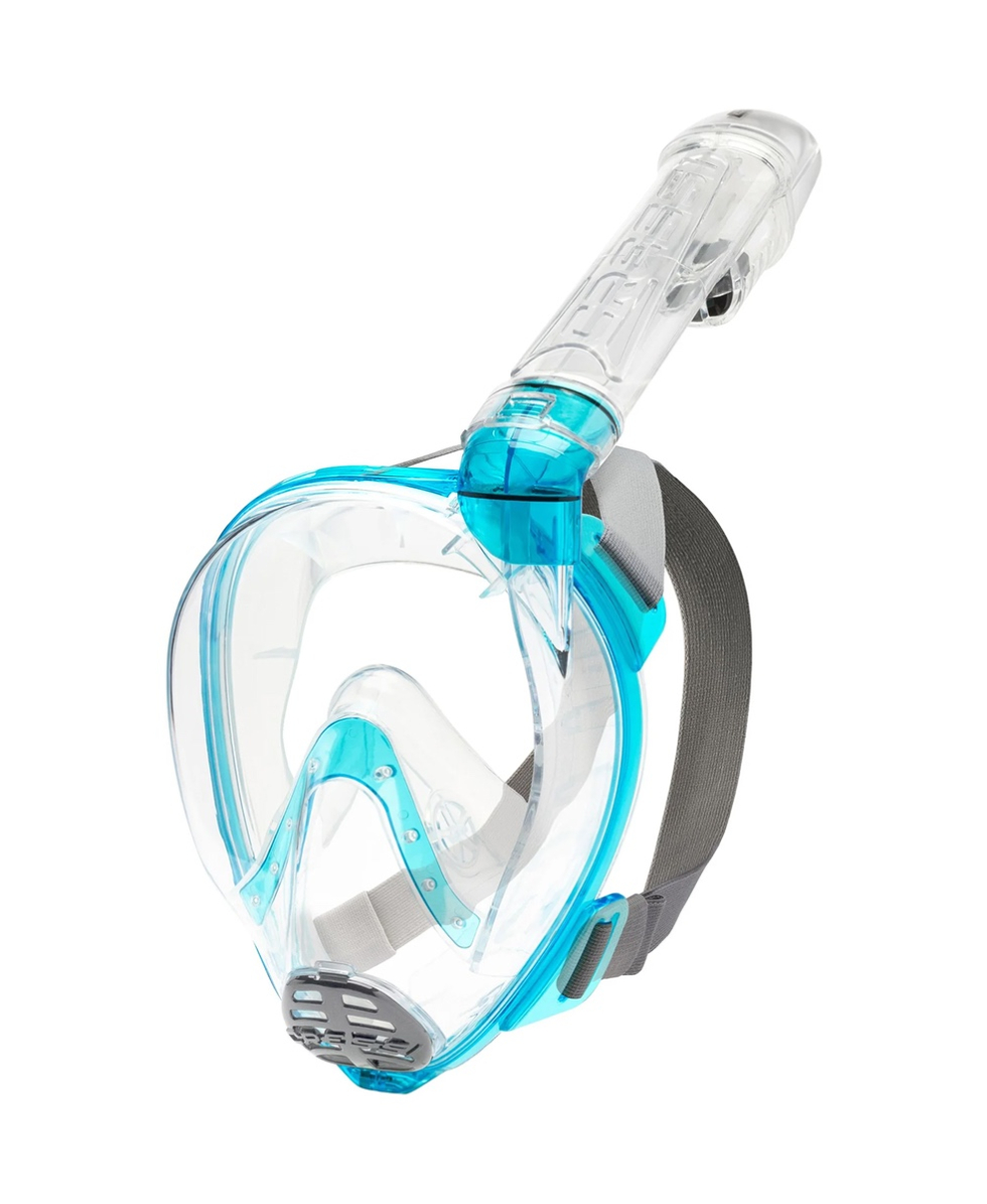 CRESSI - MASCHERA BARON JUNIOR FULL FACE - XDT0360020 - CLEAR/AQUAMARINE