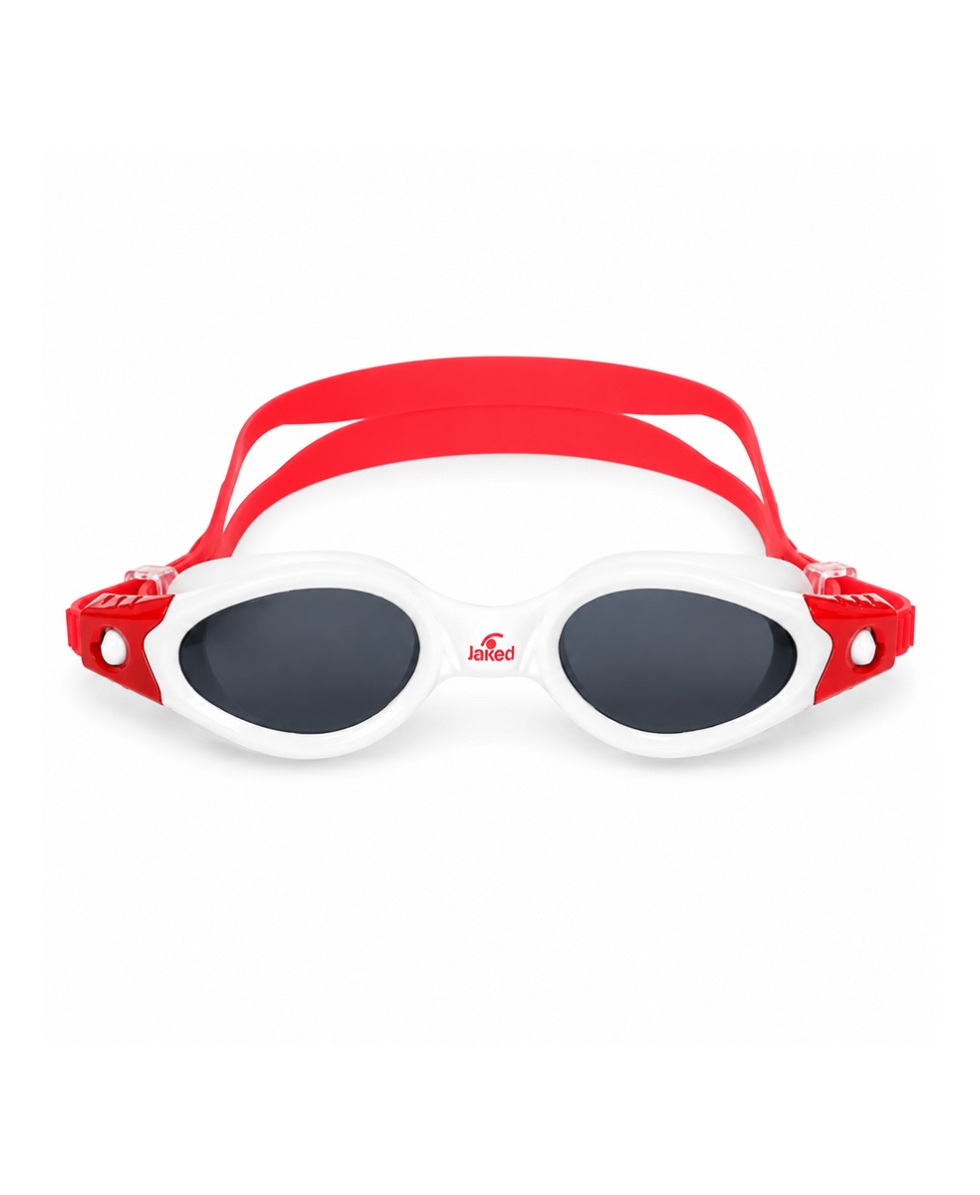 JAKED - OCCHIALINO ATLANTIC POLARIZED - JKOI9YY01S - WHITE/RED, SMOKE LENS