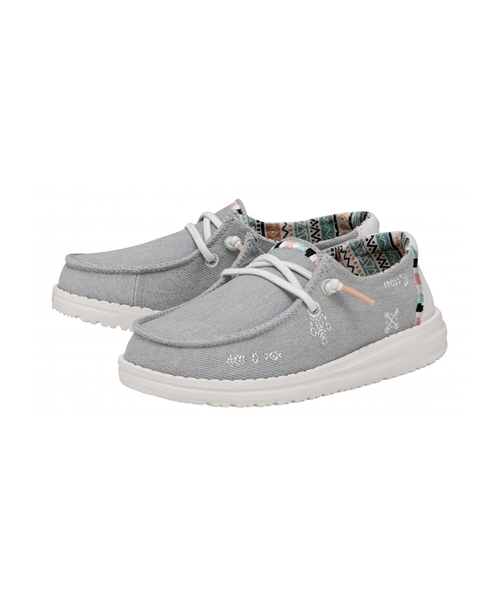 DUDE - SCARPA BIMBA - WENDY YOUTH BOHO - 40100-4MH - LIGHT DENIM