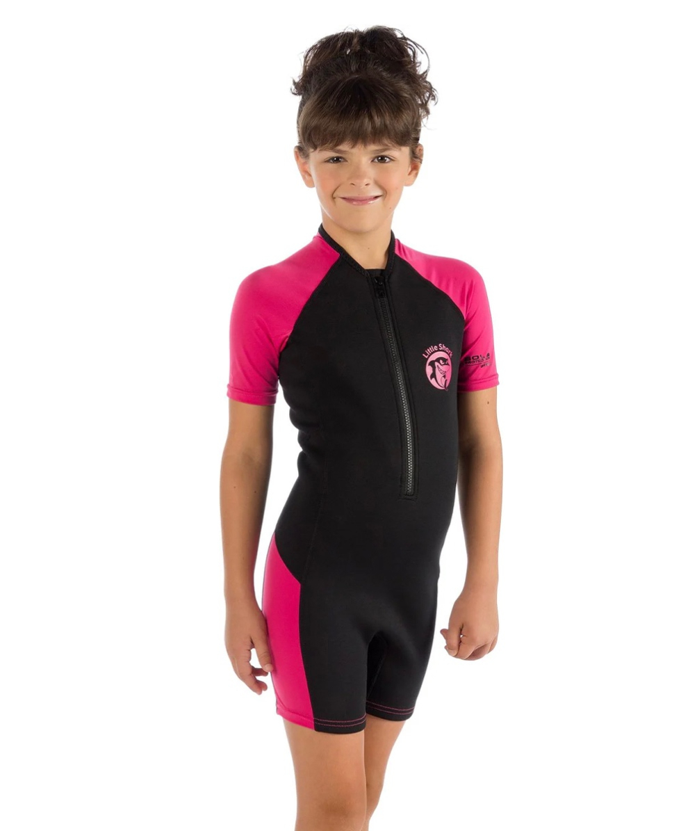 CRESSI - MUTA JUNIOR - LITTLE SHARK - 2mm - BLACK/PINK
