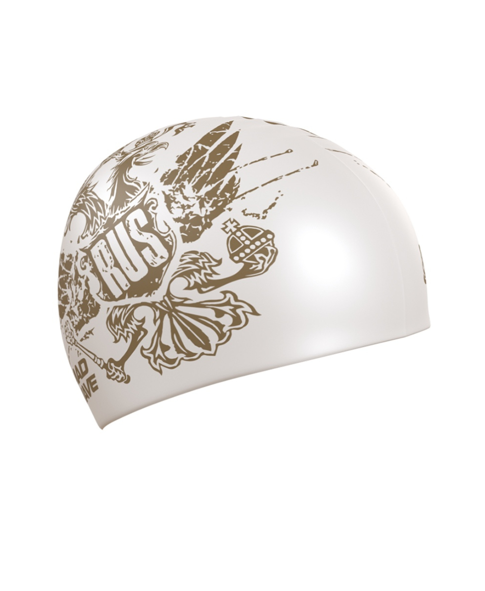 MAD WAVE - CUFFIA SILICONE - M055333002W - WHITE/GOLD EAGLE