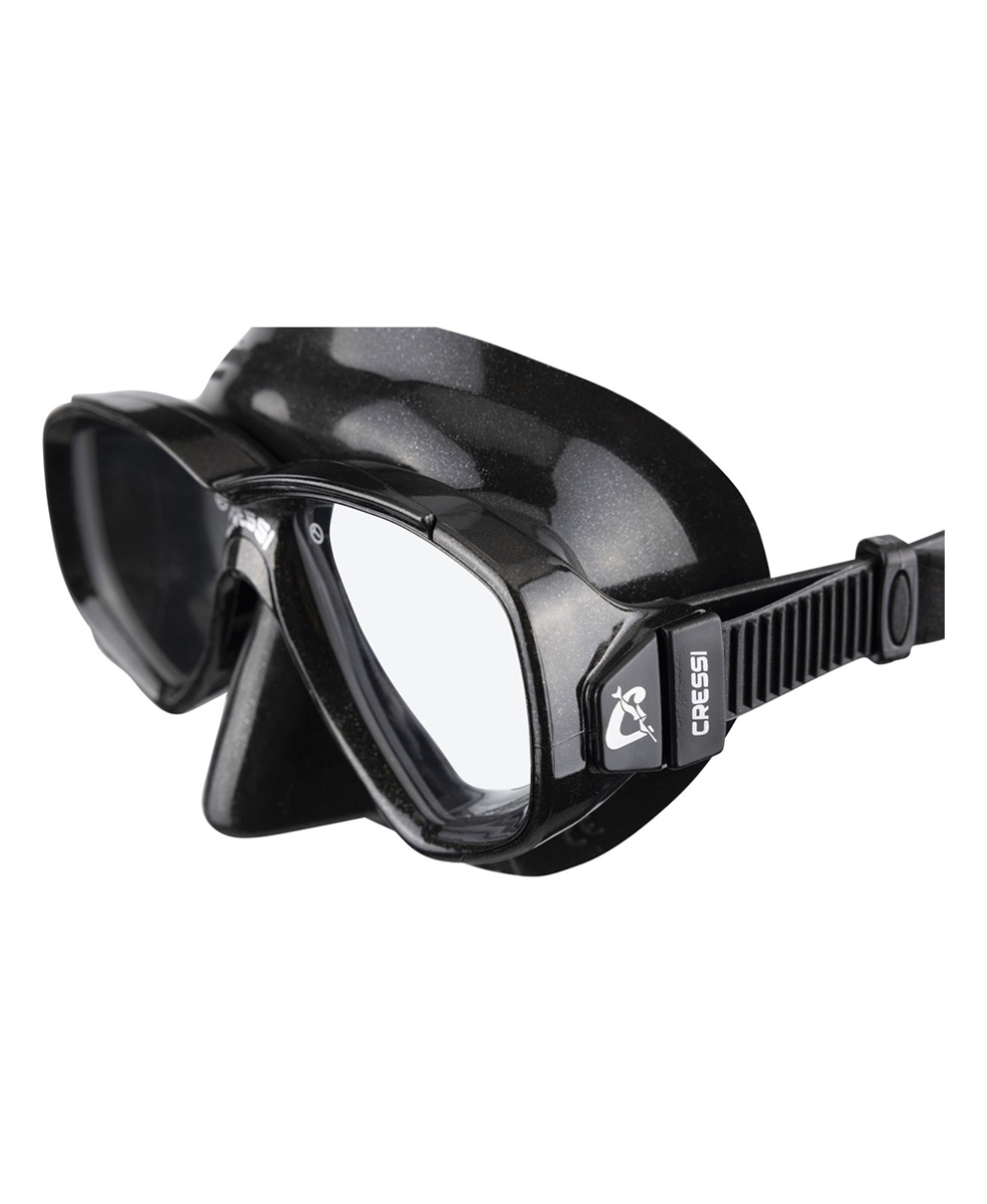 CRESSI - MASCHERA SNORKELING - PERLA - DN208150 - BLACK/CLEAR
