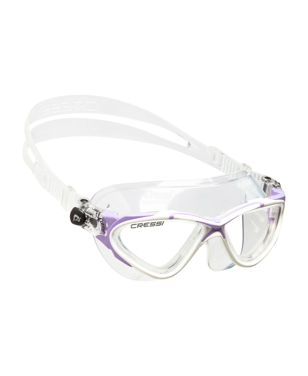 CRESSI - MASCHERA NUOTO - PLANET - DE202641 - WHITE/LILAC, CLEAR LENSES