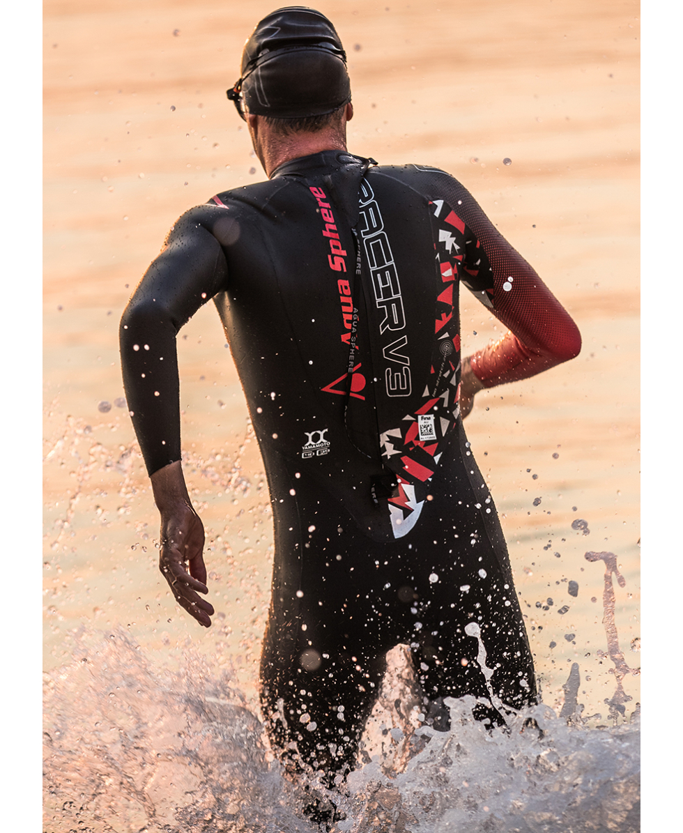 AQUASPHERE - MUTA UOMO - RACER V3 - SU8390131 - BLACK/RED
