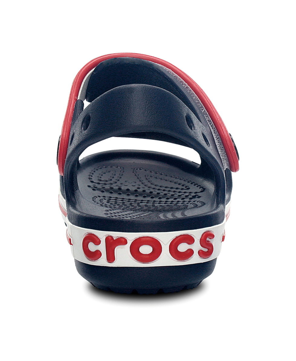 CROCS - SANDALO JUNIOR - CROCBAND SANDAL - 12856-485 - NAVY/RED