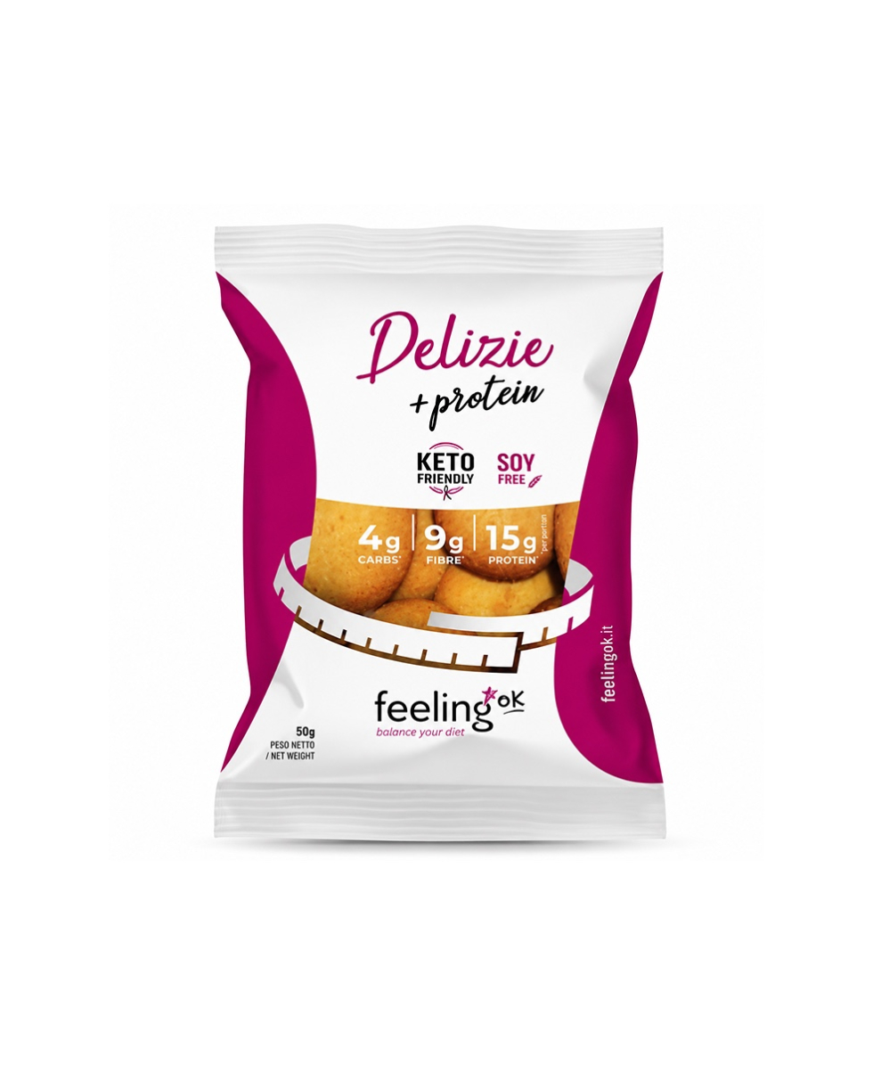 FEELING OK - DELIZIA +PROTEIN - 50g - FOK347 - VANILLA & LEMON