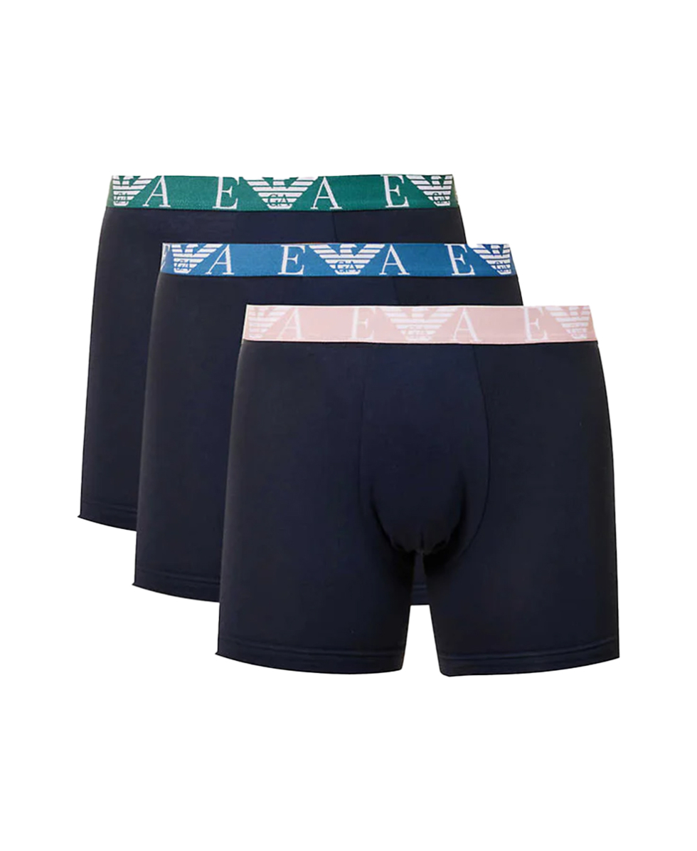 EMPORIO ARMANI - 3-PACK BOXER/TRUNK - 111473 3R715 64135 - MARINE