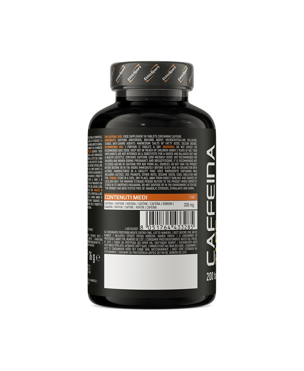 ETHIC SPORT - CAFFEINA TABS - 200 TABS
