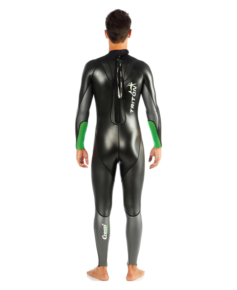 CRESSI - MUTA UOMO - TRITON - 1,5mm - DG002201- BLACK/GREEN