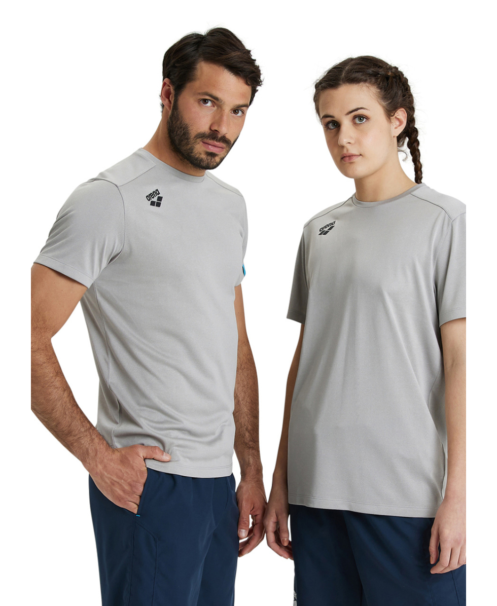ARENA - T-SHIRT UNISEX TEAM - 004900550 - MEDIUM GREY HEATHER