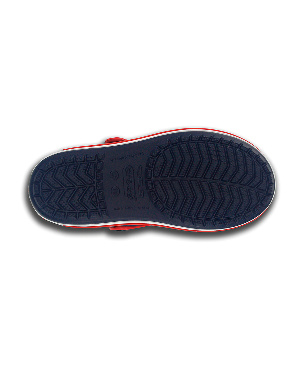CROCS - SANDALO JUNIOR - CROCBAND SANDAL - 12856-485 - NAVY/RED