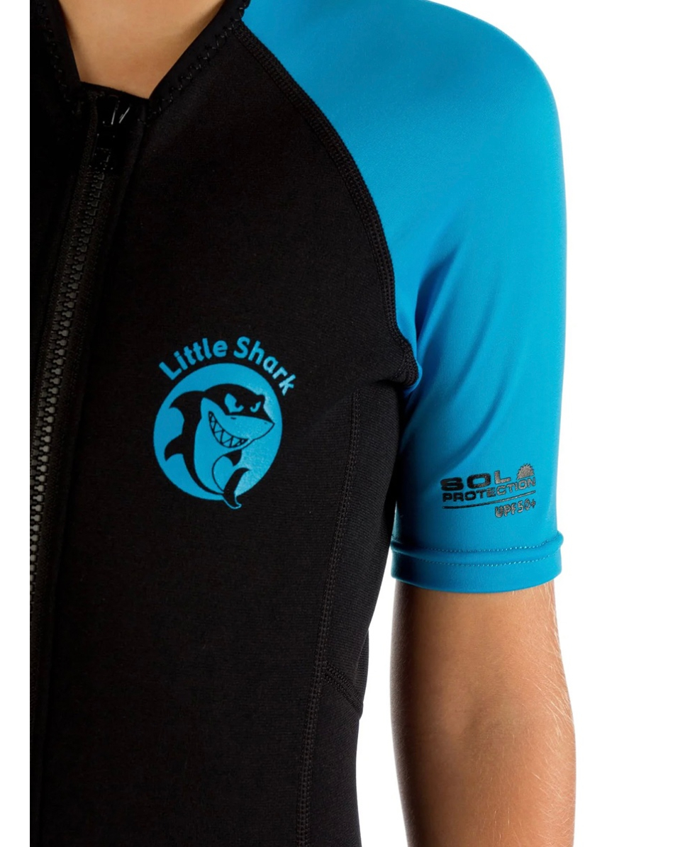 CRESSI - MUTA JUNIOR - LITTLE SHARK - 1.5/2mm - BLACK/BLUE