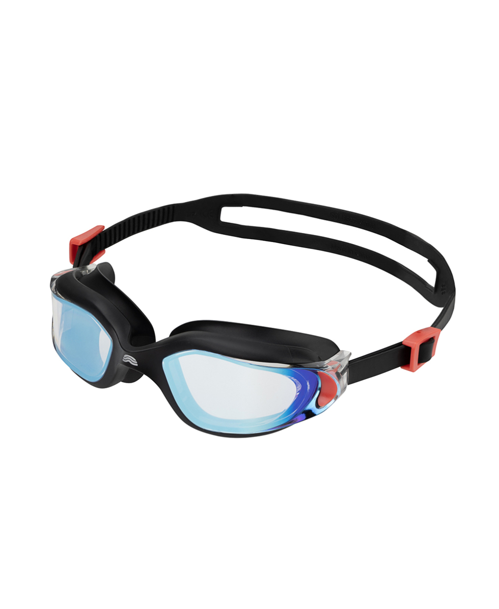 AQUARAPID - OCCHIALINO SPARK MIRROR - BLACK, BLUE LENS