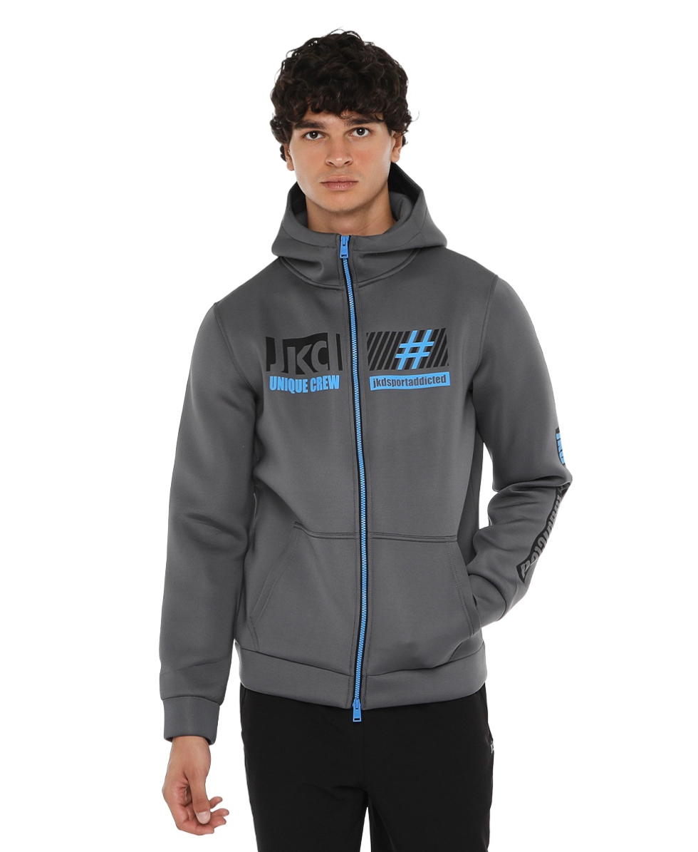 JAKED - FELPA UOMO - SIDERALIS - JKFL5N501U - GREY