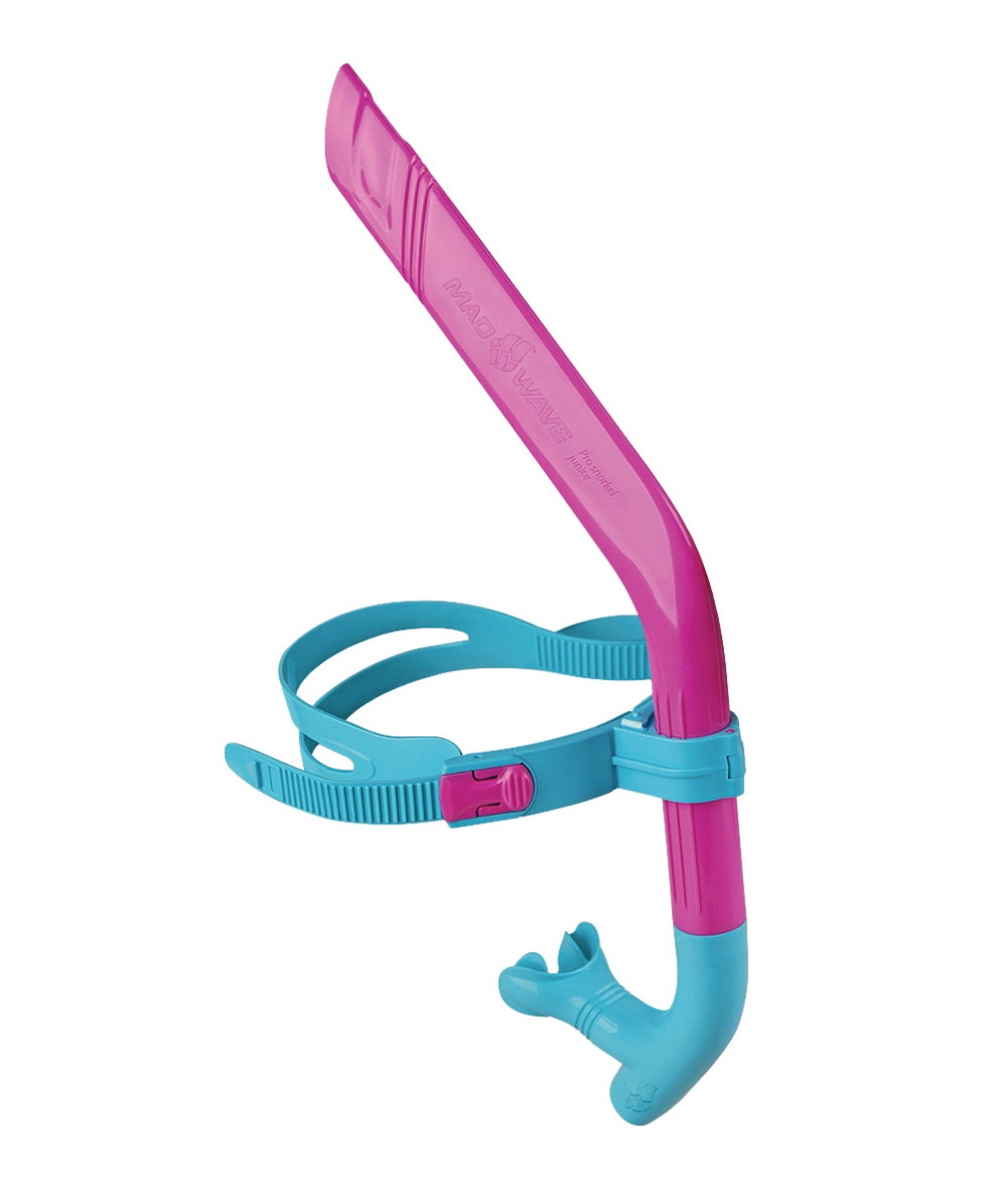 MAD WAVE - RESPIRATORE FRONTALE - PRO SNORKEL JUNIOR - M077702011W - PINK