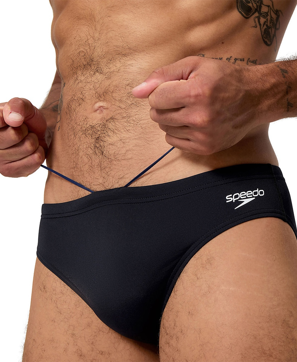 SPEEDO - COSTUME SLIP - ENDURANCE+ LOGO BRIEF - A000163002 - BLACK