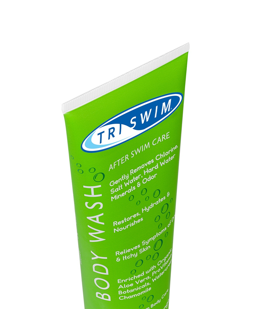 TRISWIM - CHLORINE REMOVAL BODY WASH FOR SWIMMERS - 250ml - APRICOT & MANGO