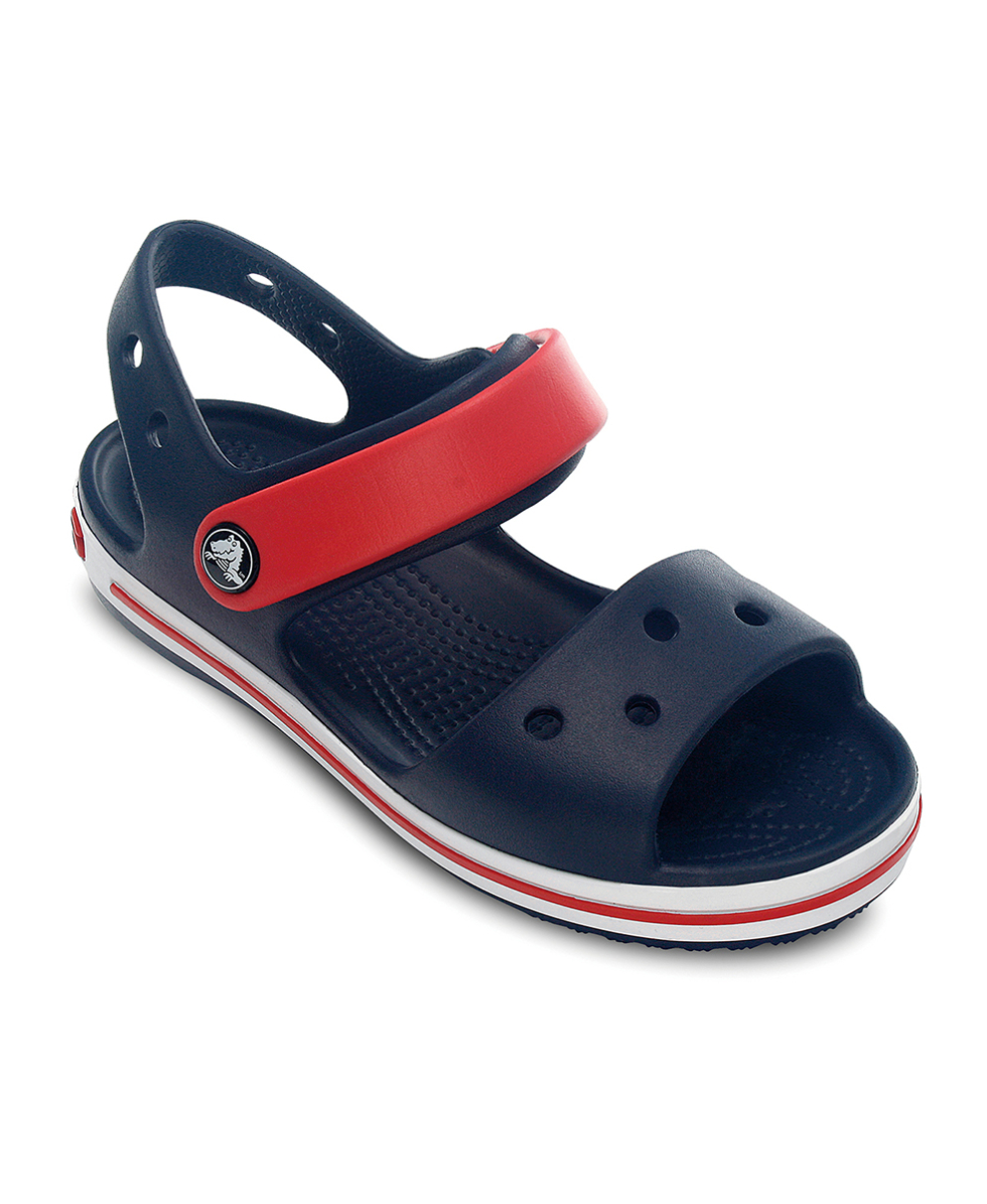 CROCS - SANDALO JUNIOR - CROCBAND SANDAL - 12856-485 - NAVY/RED