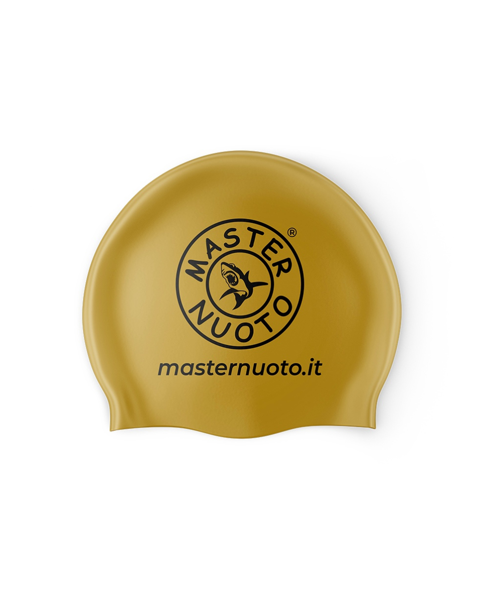 MASTER NUOTO - CUFFIA IN SILICONE PREMIUM - MN0012 - GOLD