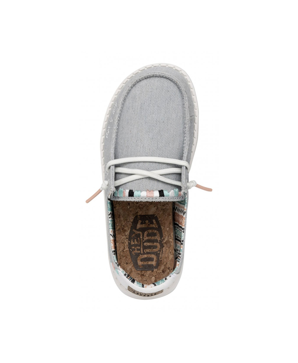DUDE - SCARPA BIMBA - WENDY YOUTH BOHO - 40100-4MH - LIGHT DENIM