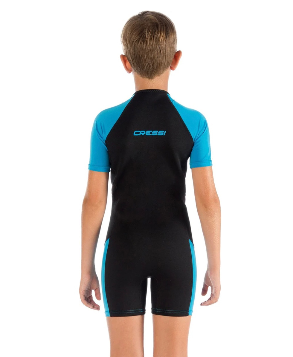 CRESSI - MUTA JUNIOR - LITTLE SHARK - 1.5/2mm - BLACK/BLUE