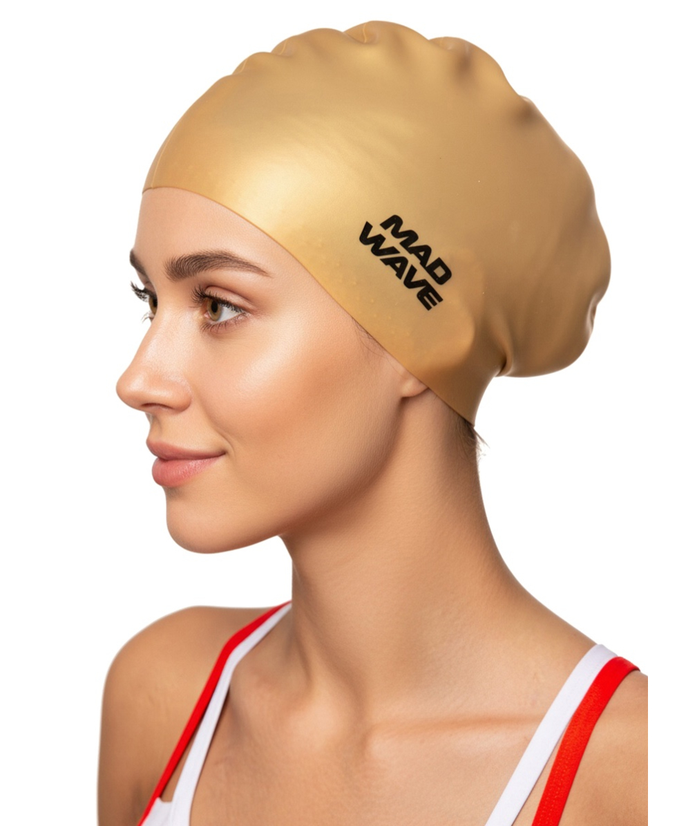 MAD WAVE - CUFFIA SILICONE - LONG HAIR - M051101018W - GOLD